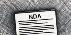NDA contract on paper