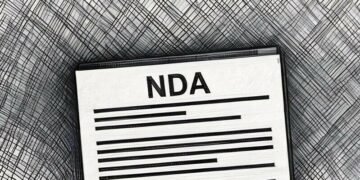 NDA contract on paper