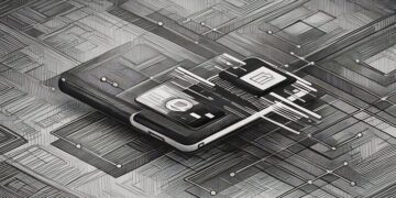 A series of apps jumping out of a phone