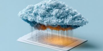 A cloud raining only of a document, exampling a flaw in contract construction